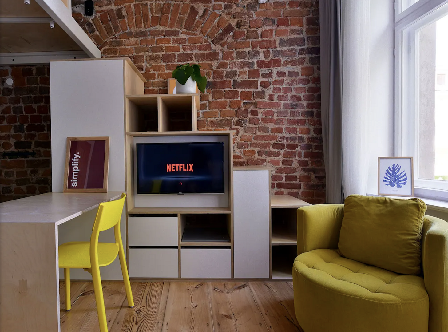 Comfort & Modern Apartment Studio by Market Square with AC AS HOME S4